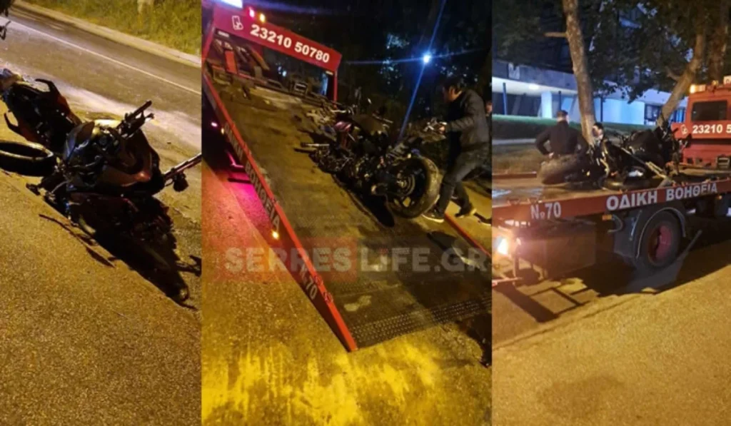 Σέρρες: Θανατηφόρο τροχαίο - Νεκρός 24χρονος συνεπιβάτης μηχανής