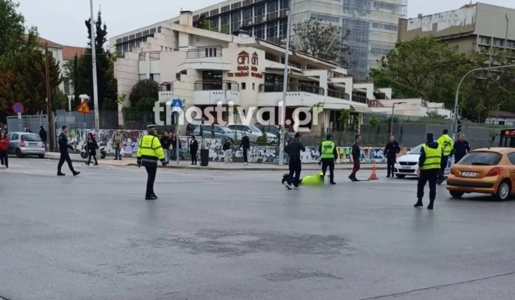 Θεσσαλονίκη: Μοτοσυκλέτα παρέσυρε και τραυμάτισε τροχονόμο