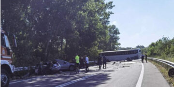 Ξάνθη: Τρομακτικό τροχαίο - Τέσσερις νεκροί μετά από σύγκρουση ΙΧ με λεωφορείο