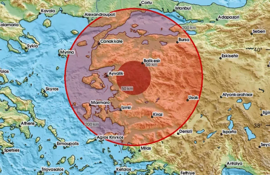 Τουρκία: Σεισμός 5,1 Ρίχτερ - Έγινε αισθητός και στα νησιά του βορειοανατολικού Αιγαίου