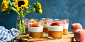 Panna Cotta ροδάκινο
