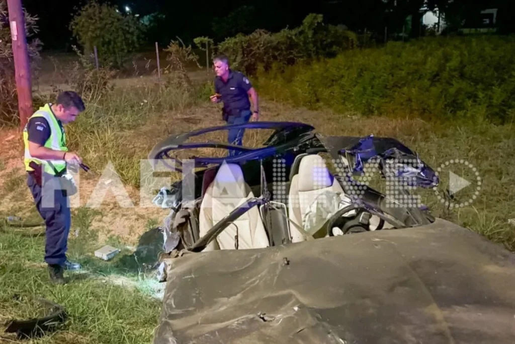 Πύργος: Σοκαριστικό τροχαίο με πολυτελές όχημα - Ακαριαίος θάνατος του 45χρονου οδηγού που εκσφενδονίστηκε και διαμελίστηκε