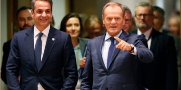 Σύνοδος Κορυφής: Πρόταση Μητσοτάκη και Τουσκ για την αντιπυραυλική άμυνα της Ευρώπη