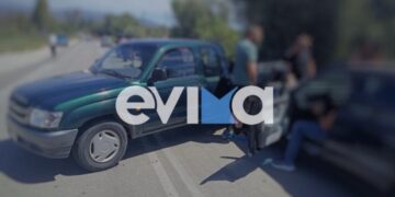 Εύβοια: Καραμπόλα με τρία αυτοκίνητα στην Ερέτρια