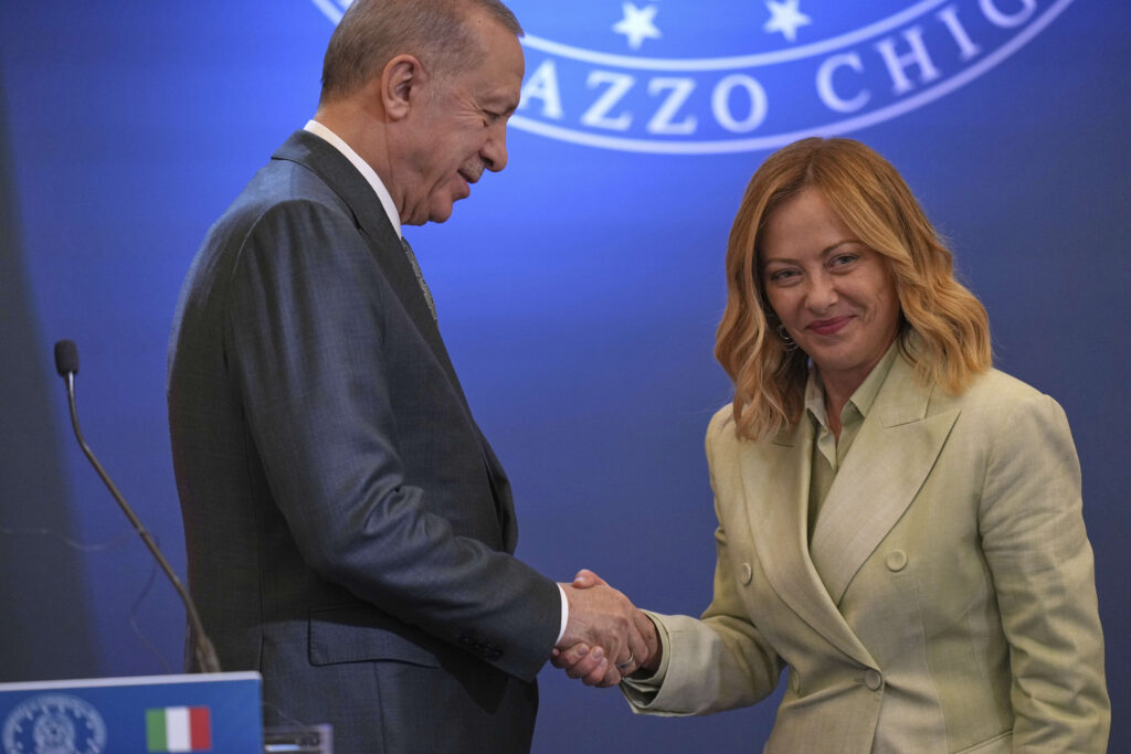 Συνάντηση Ερντογάν – Μελόνι στη Ρώμη