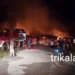 Τρίκαλα: Συναγερμός στην Πυροσβεστική - Μεγάλη πυρκαγιά σε εργοστάσιο ξυλείας