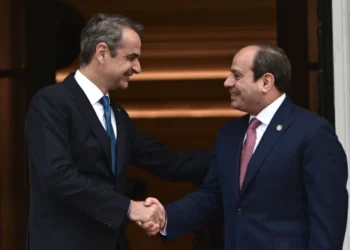 Συνάντηση Μητσοτάκη - Αλ Σίσι στο Μέγαρο Μαξίμου