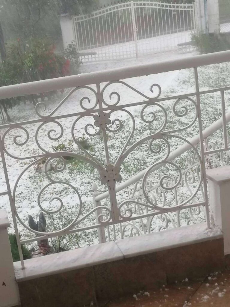Ισχυρή χαλαζόπτωση στο Κιλκίς