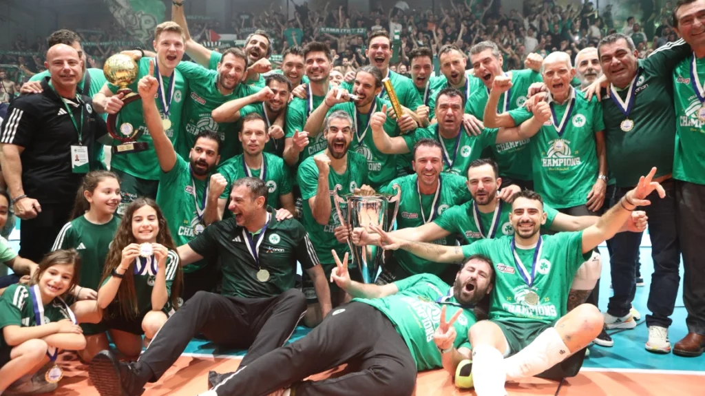 Volley League: Πρωταθλητής ο Παναθηναϊκός με νίκη επί του Ολυμπιακού με 3-2