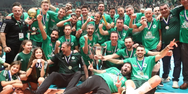 Volley League: Πρωταθλητής ο Παναθηναϊκός με νίκη επί του Ολυμπιακού με 3-2