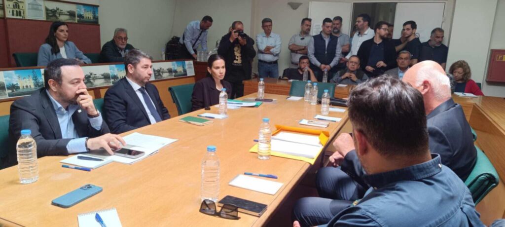 Ο Ν. Ανδρουλάκης προανήγγειλε από το Ηράκλειο αίτημα για προανακριτική και για τον Κ. Καραμανλή