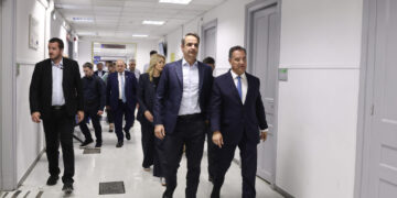 Ο Κυρ. Μητσοτάκης στο ΓΝΑ «Ευαγγελισμός» για την εφαρμογή της πιλοτικής δράσης ιχνηλάτησης περιστατικών στο ΤΕΠ