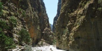 Κρήτη: Κλειστό και σήμερα το φαράγγι της Σαμαριάς λόγω του σεισμού