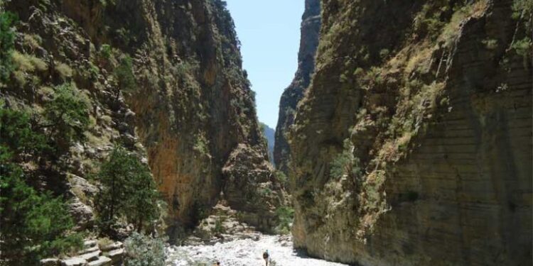 Κρήτη: Κλειστό και σήμερα το φαράγγι της Σαμαριάς λόγω του σεισμού