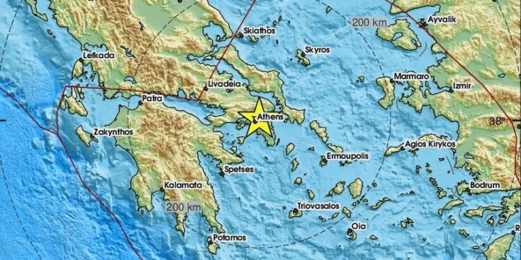 Ασθενής σεισμική δόνηση κοντά στην Κηφισιά - Αισθητή στην Αθήνα