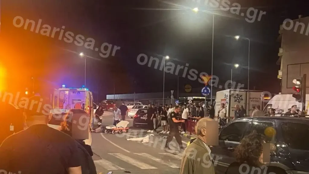 Θανατηφόρο τροχαίο στη Λάρισα: Νεκρή συνεπιβάτης μοτοσυκλέτας