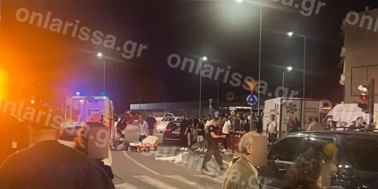 Θανατηφόρο τροχαίο στη Λάρισα: Νεκρή συνεπιβάτης μοτοσυκλέτας