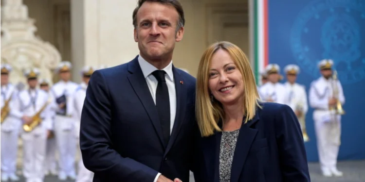 Συνάντηση Μελόνι-Mακρόν στην Ρώμη: Το κοινό ανακοινωθέν