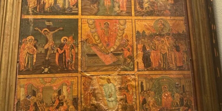 Δικηγόρος και μεσίτης συνελήφθησαν για αρχαιοκαπηλία – Είχαν εικόνα του 1662 με το Δωδεκάορτο