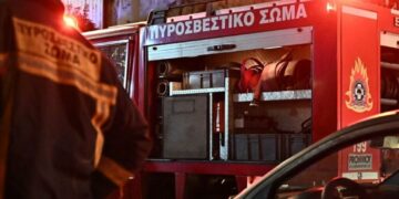 Λήμνος: Πυρκαγιά τα ξημερώματα του Σαββάτου σε χώρο γραφείων στη Μύρινα