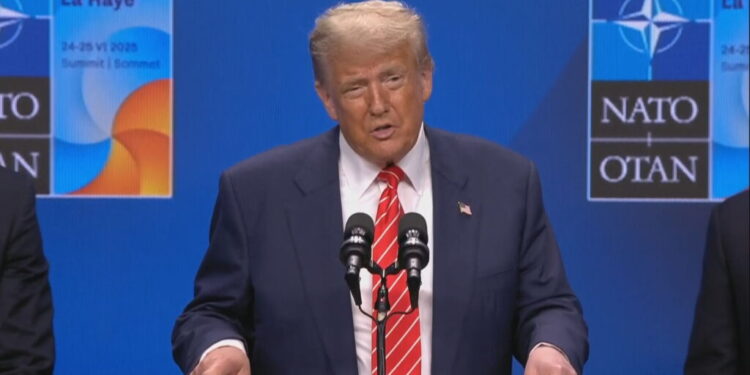 Ντόναλντ Τραμπ από τη Χάγη: «Μνημειώδης νίκη για τις ΗΠΑ» η δέσμευση για τις δαπάνες του ΝΑΤΟ