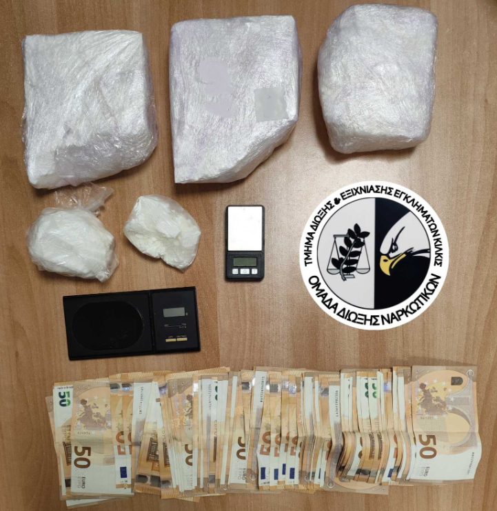 Συνελήφθη στη Θεσσαλονίκη ένας άνδρας με δύο κιλά κοκαΐνη - Την έκρυβε στο σπίτι του