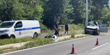 Θανατηφόρο τροχαίο στη Λάρισα - Νεκρή γυναίκα οδηγός ΙΧ