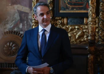 Ο Κ. Μητσοτάκης στο Άγιον Όρος - Εξήγγειλε χρηματοδότηση έργων 100 εκατ. από ΕΣΠΑ