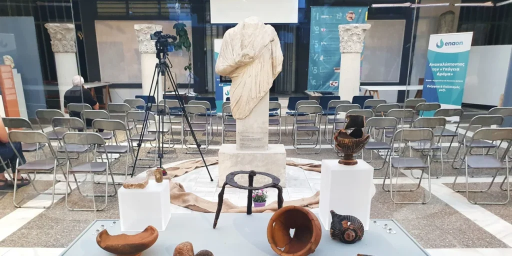 Δράμα: Σπουδαία αρχαιολογικά ευρήματα σε έργα φυσικού αερίου