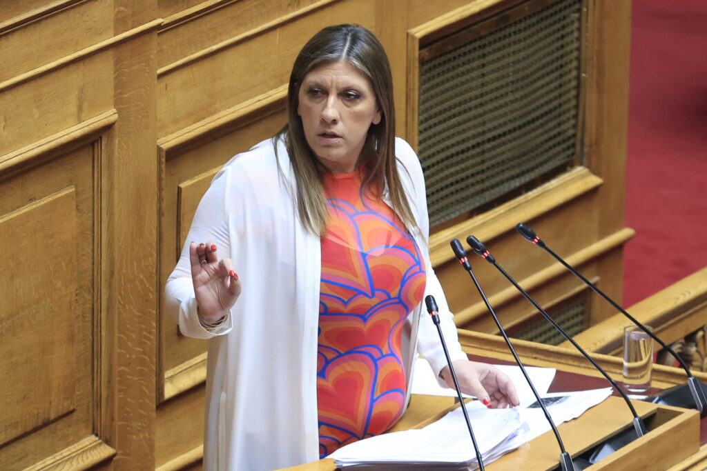 Ζωή Κωνσταντοπούλου στην ολομέλεια της Βουλής: "Ο Κ. Μητσοτάκης δρομολογεί μετάπτωση της Δημοκρατίας"