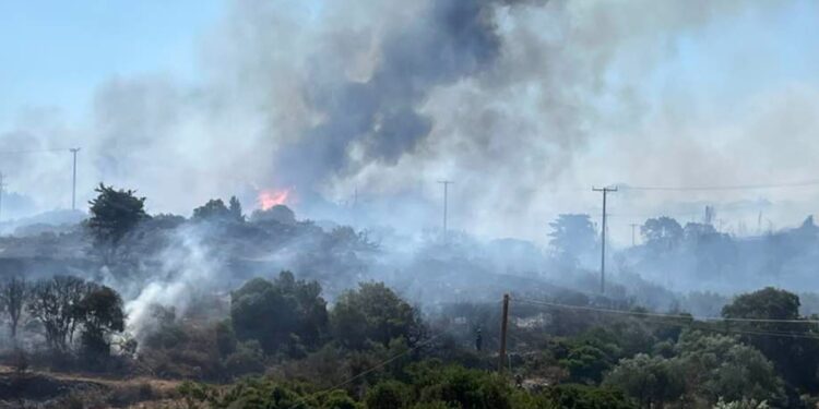 Βιβλική καταστροφή στα Κύθηρα - «κάηκε το 1/5 του νησιού»
