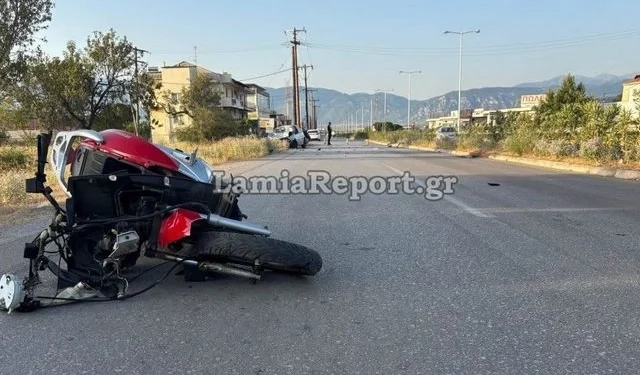 Τρεις τραυματίες σε τροχαίο στην είσοδο της Λαμίας