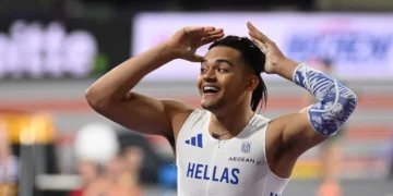 Βαλκανικοί αγώνες στίβου: «Χρυσός» ο Εμμανουήλ Καραλής με άλμα στα 5.92μ. - Δεύτερος ο Ρίζος με 5,65μ.