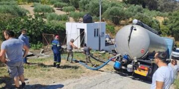 Ηράκλειο: Ανασύρθηκε νεκρός εργάτης που έπεσε σε δεξαμενή με λύματα