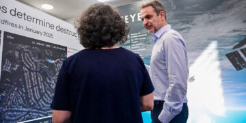 Κ. Μητσοτάκης στην ICEYE στο Ν. Ψυχικό: "Οι πρώτοι ελληνικοί δορυφόροι SAR σε τροχιά έως το ’25"