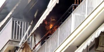 Φωτιά σε διαμέρισμα στο κέντρο των Σερρών