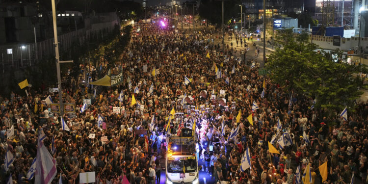 Μεγάλες διαδηλώσεις στο Ισραήλ κατά του σχεδίου κατάκτησης της πόλης της Γάζας