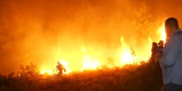 Οινόη: Πυρκαγιά σε χαμηλή βλάστηση - Μήνυμα από το 112 – Διακόπηκε η κυκλοφορία στην EO Eλευσίνας- Θηβών