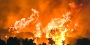 Πύρινος εφιάλτης σε όλη τη χώρα – Ολονύχτια μάχη με τις φλόγες σε Αχαΐα, Χίο και Ζάκυνθο