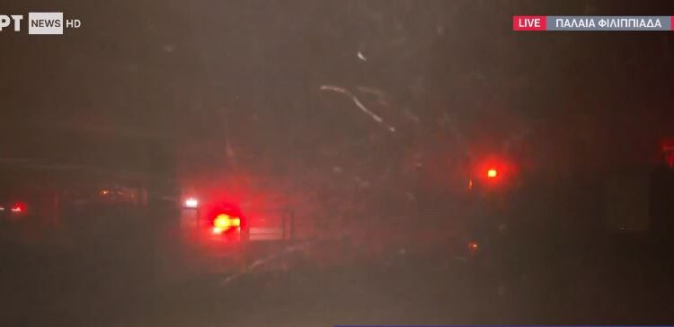 Πυροστρόβιλος καταγράφηκε στην πυρκαγιά της Πρέβεζας