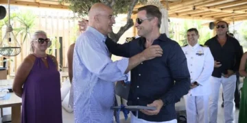 Συνάντηση Δένδια στην Κρήτη με τον υπουργό Άμυνας της Εσθονίας Hanno Pevkur