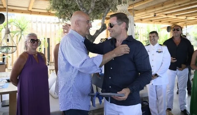 Συνάντηση Δένδια στην Κρήτη με τον υπουργό Άμυνας της Εσθονίας Hanno Pevkur