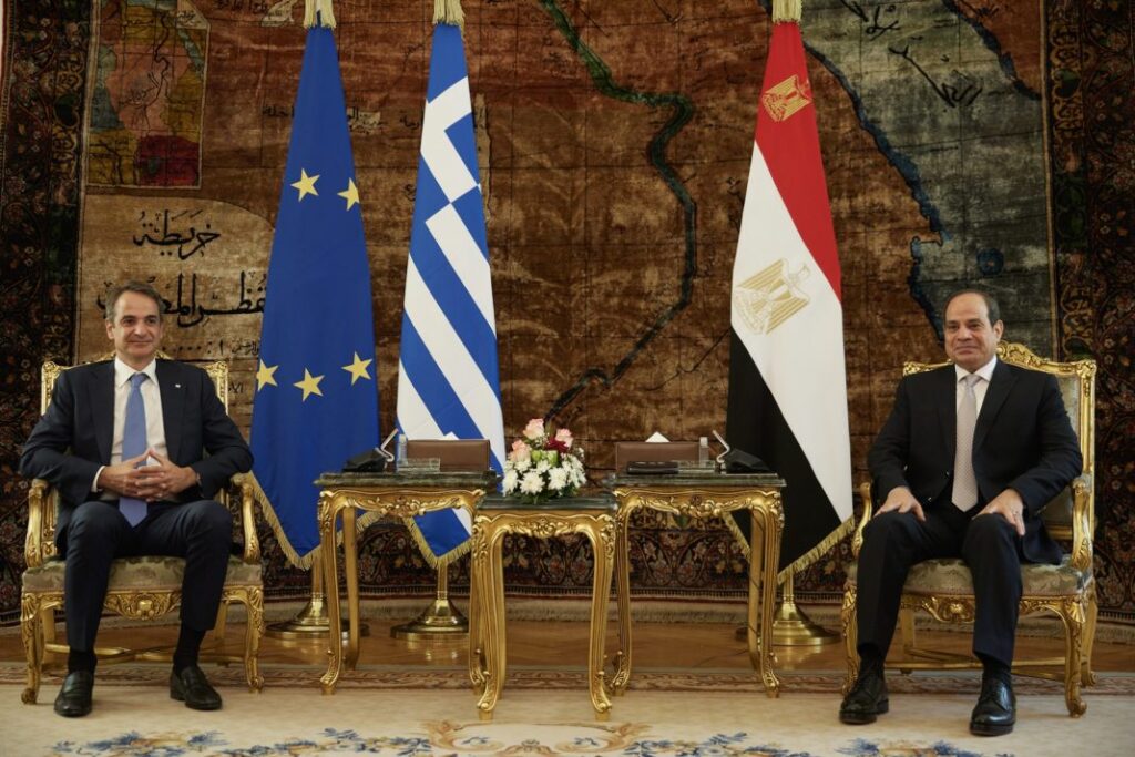 Κ. Μητσοτάκης: Tηλεφωνική επικοινωνία με τον Πρόεδρο της Αιγύπτου Άμπντελ Φάταχ αλ Σίσι για το θέμα της Γάζας
