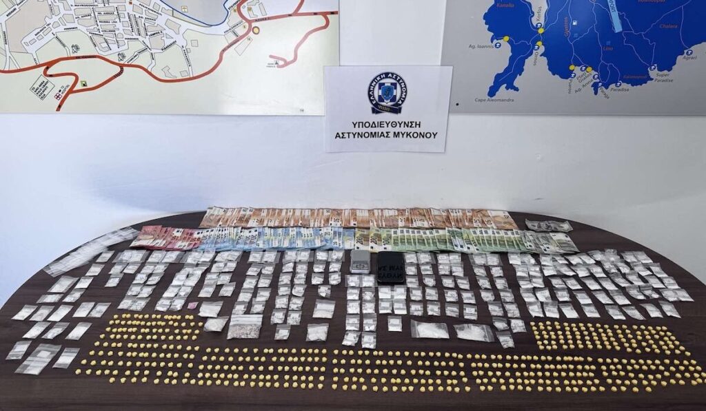 Συνελήφθη 35χρονος που διακινούσε μεγάλες ποσότητες ναρκωτικών στη Μύκονο