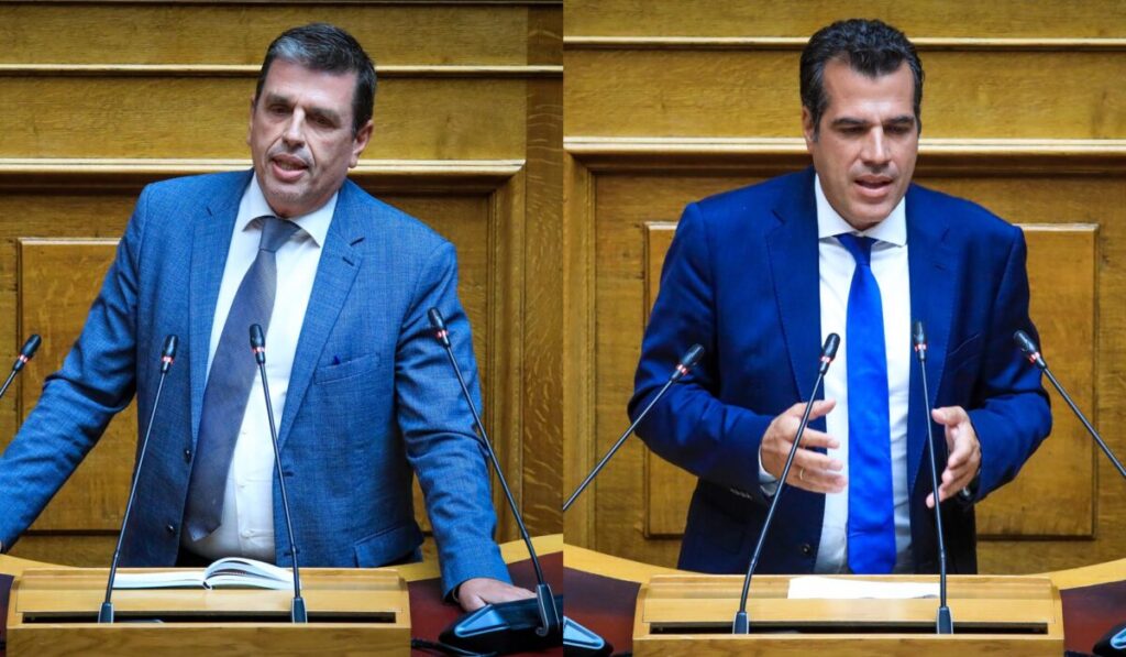 Γαλάζιος εμφύλιος στη Βουλή: Δηλητηριώδη «καρφιά» Καιρίδη προς Πλεύρη