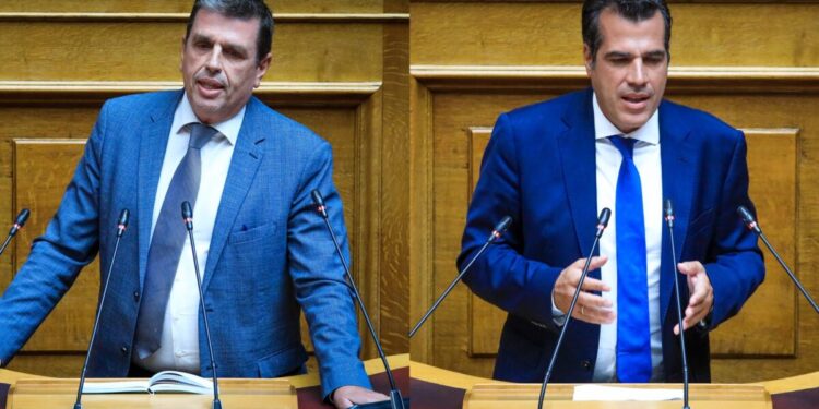 Γαλάζιος εμφύλιος στη Βουλή: Δηλητηριώδη «καρφιά» Καιρίδη προς Πλεύρη