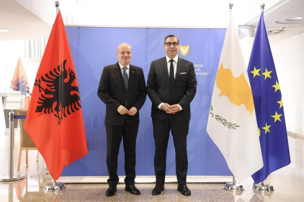 Κωνσταντίνος Κόμπος: "Η Κύπρος υποστηρίζει την προοπτική προσχώρησης της Αλβανίας στην Ευρωπαϊκή Ενωση"