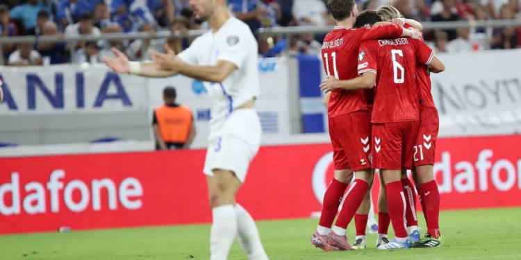 Προκριματικά Μουντιάλ 2026: Ελλάδα – Δανία 0-3 και πτώση στην 3η θέση