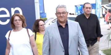 Θεσσαλονίκη: Ο Δημήτρης Κουτσούμπας στην 89η ΔΕΘ