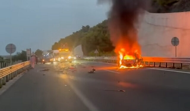Σοκαριστικό τροχαίο με δύο νεκρούς στην Ολυμπία Οδό - 70χρονη οδηγούσε ανάποδα επί 1 χιλιόμετρο